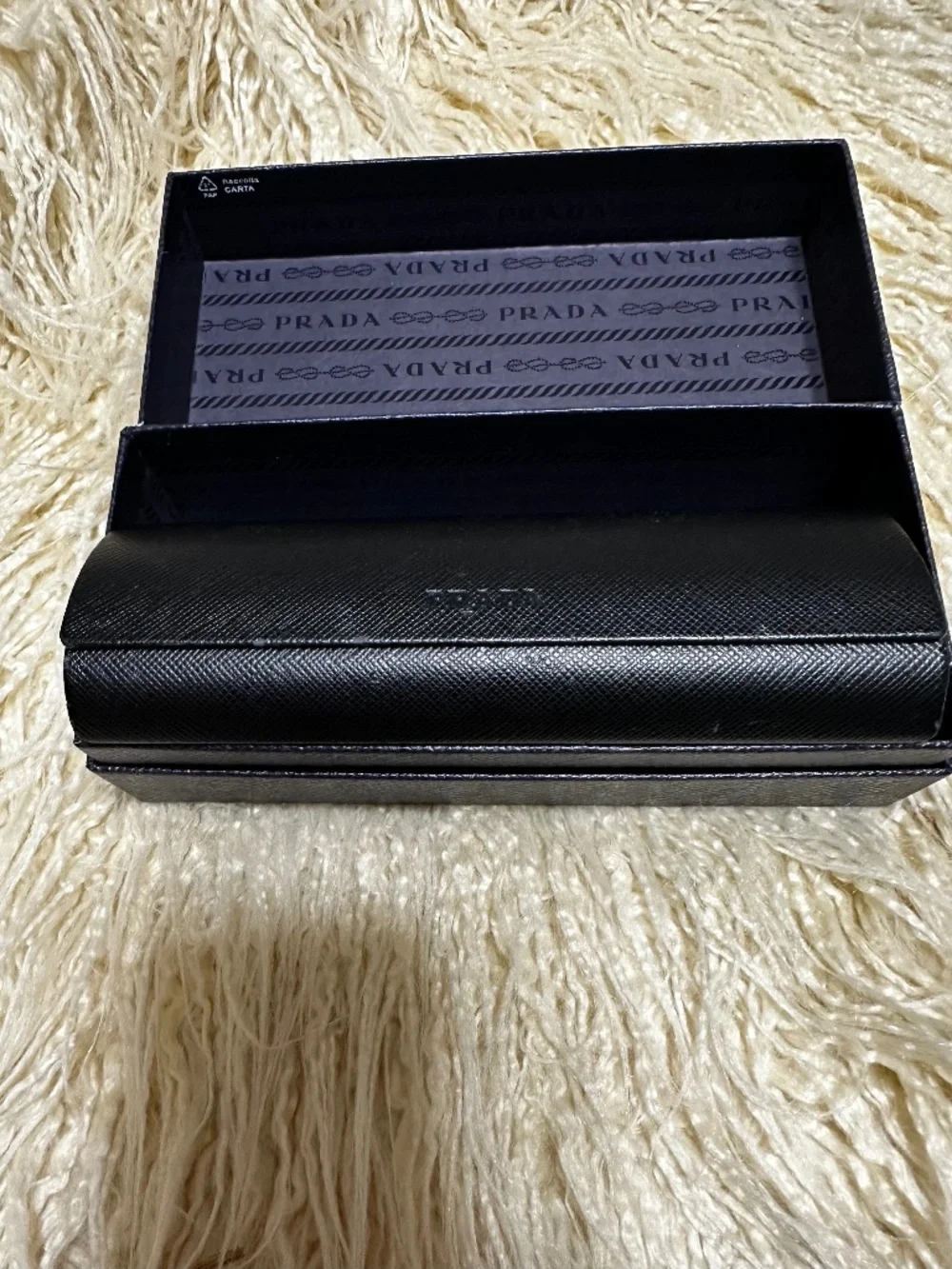 PRADA SPR03X Authentic Square Sunglasses.
